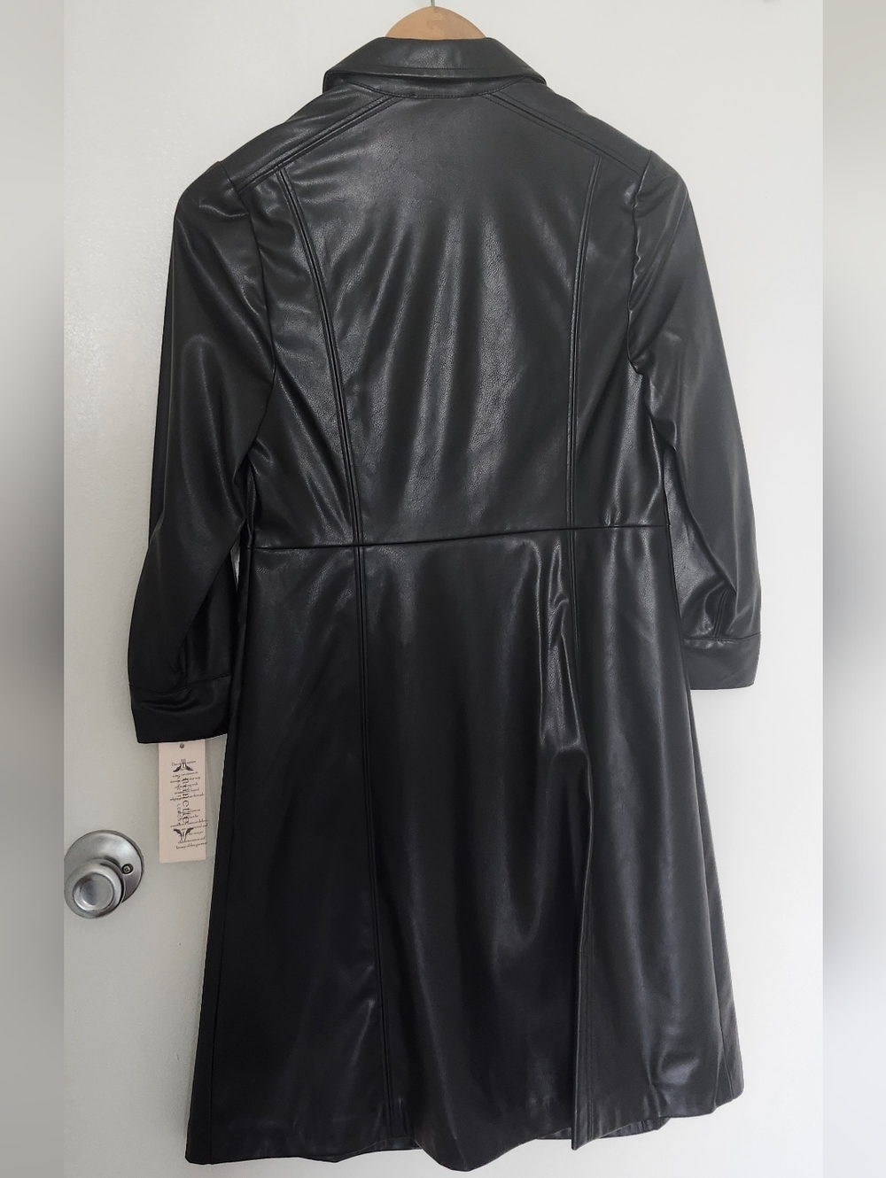 Nanette Lepore Faux Leather Dress - Picture 2 of 5